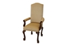 Sillon Elega pata Caracol color Nuez tapiz Cuadros