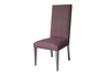 Silla Element pata Lisa color Plata Florentino Tapiz Uva.